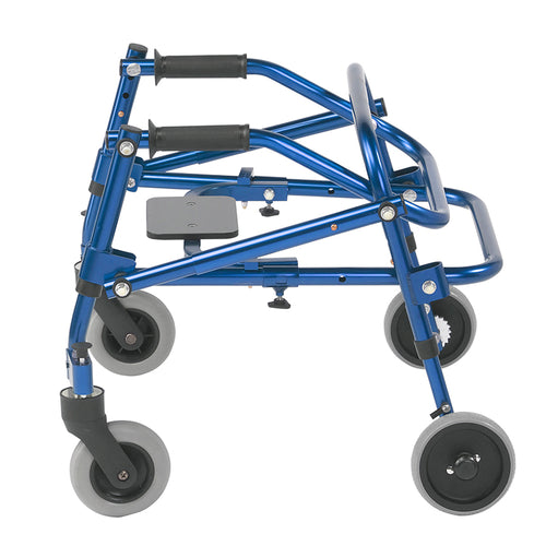 Inspired by Drive KA1200S-2GKB Nimbo 2G Lightweight Posterior Walker with Seat, Extra Small, Knight Blue